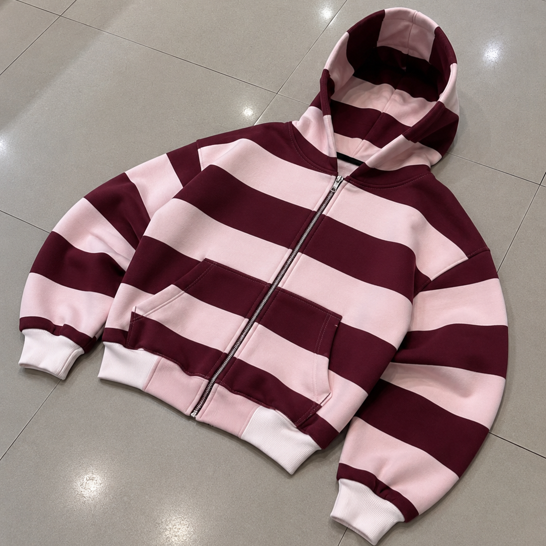 CAMPERA BOXY FIT ROSA