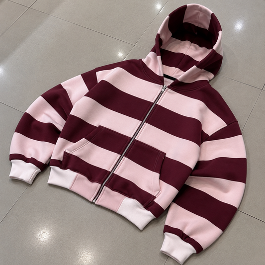CAMPERA BOXY FIT ROSA