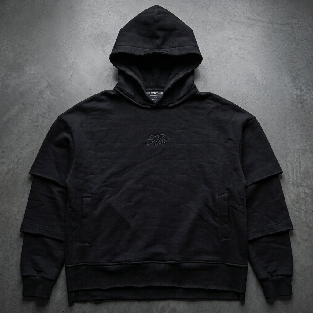 HOODIE SNOWFALL NEGRO