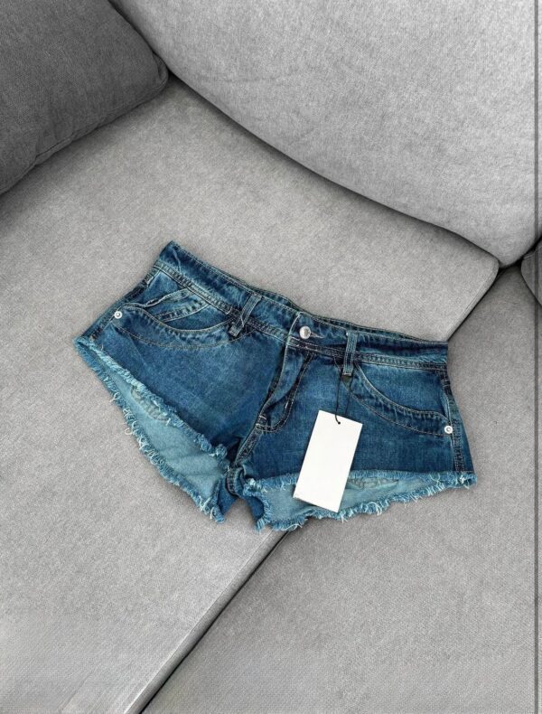 SHORT TIRO BAJO DENIM
