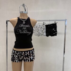 MICRO SHORT LENTEJUELAS