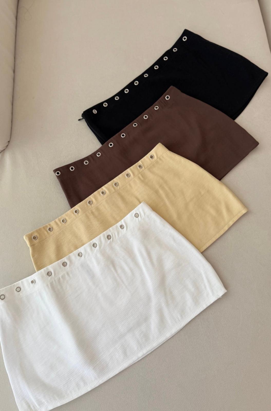 MINI FALDA ARROW (BLANCO)